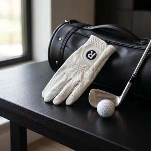 Ultra Thin Feel Golf Glove Men Cabretta Leather Breathable Perforated Palm