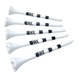 Unbreakable 6-Prong Cup Plastic Golf Tees High Stability Low Friction Training Simple Installation Tools Sizes 35-83mm