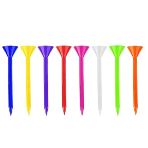 Unbreakable Durable Bulk Price Plastic Golf Tees Plastische Golf Abfanger 70mm 83mm Custom Golf Tees