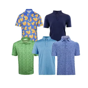 Uniform Short Sleeve Polyester Golf Polo Design Men’s Golf Apparel Custom Logo Polo Man Shirts