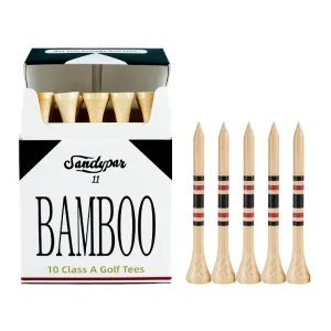 Unique Design Cigarette Box Golf Tees 70mm Bamboo Wooden Golf Ball Holder Cigarette Pack Custom Golf Tees