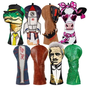 Unique Style Crocodile Golf Accessories Golf Head Cover Comfort Retro Classic Embroidery Golf Headcovers