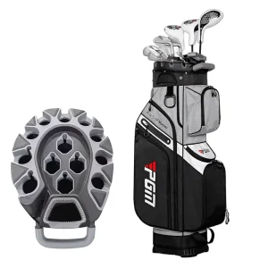 Unisex Golf Bag with Zipper Closure Anti-Collision Holder Water-Resistant Polyester Factory Direct