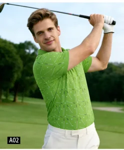 Unisex Golf Clothes Summer Short Sleeve Golf Clothing with Polyester Spandex Fabric GEEDA Apparel Sports Wear Manufacturer
