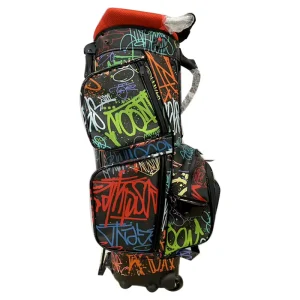 Unisex PU Leather Softback Golf Bag with Anti Theft RFID Waterproof Customizable Pattern Ghost Golf Bag