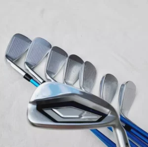 Unisex Right Handed 4-9PG Iron Golf Clubs with Rubber Grip Graphite and Steel Shafts Forged 460mm