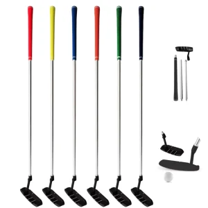 Universal Aluminum Alloy Golf Putter 3 Stage Folding System Portable Sports Equipment for Travel