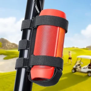 Universal Speaker Mount for Golf Cart Accessories Adjustable Strap Securely Holds on Club Car Carts Bike