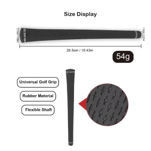 Universal Standard Rubber Golf Club Grip Non Slip Replacement Golf Iron Grip for All Golf Clubs