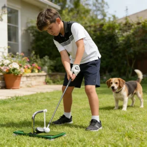 Upgraded Golf Training Aid Connector Golf Training Aids Swing Rubber Frame for Adults Indoor Golf Practice