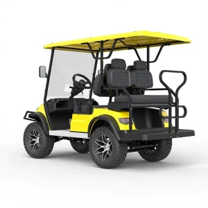 Used Electric Golf Carts for Resort Guest Transfer 72V Golf Cart with Remote Control Battery Golf Cart Wheels 10 Inch