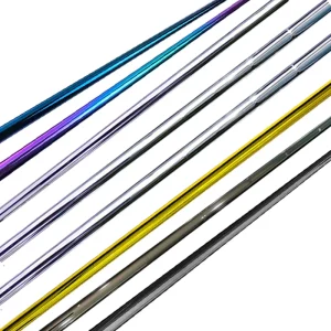 Various 35 37 39 40 41 44 Inch Colorful Plating Iron Steel Club Shaft Golf