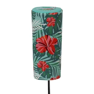 Various Design Golf Accessories Sherpa PU Leather Golf Head Cover Flower Driver Barrel Headcovers