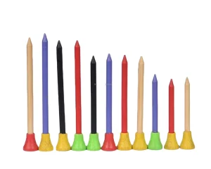 Various Kinds Golf Accessories Equipment Double section Nails Golf Bamboo Tees