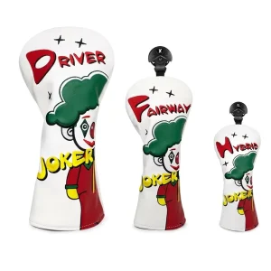 Various Styles Shaft Sleeves Made Nylon Leather Polyester Fiber Cartoon Animal Golf Driver Covers Club Head Protector
