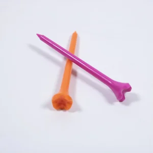 Versatile Adjustable Plastic Golf Tees for All Clubs Durable Reusable Custom Logo & Pattern Golf Tee
