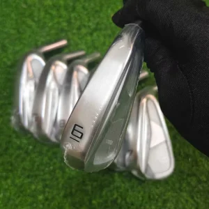 Vintage Iron Golf Clubs Set Right Handed Copper Graphite Steel Flex Shaft Forged Waterproof Portable Rubber Grip