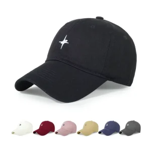 Washed Cotton Baseball Cap Hat with Custom Embroidery for Outdoor Activities OEM