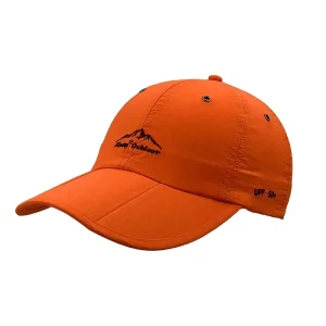 Waterproof 6 Panels Summer Quick drying Foldable Outdoor Sports Cap Running Fishing Breathable Baseball Leopard Argyle