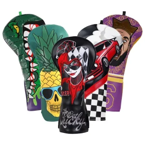 Waterproof Crocodile Leather Golf Driver Headcover