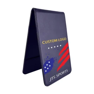 Waterproof Custom Logo Golfgolf Scorecard Holder Factory PU Leather Scorecard Holder for Golf Yardage Book Holder