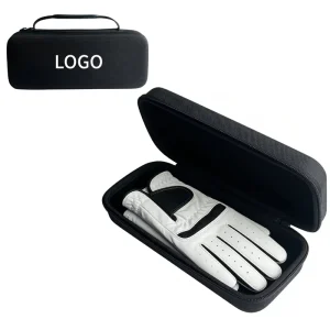 Waterproof EVA Golf Glove Storage Case Durable Zipper Pouch Breathable Shockproof Travel Carry Bag