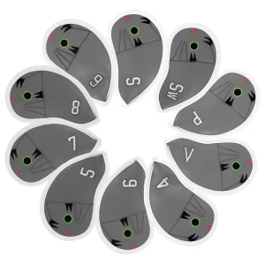 Waterproof Embroidery PU Leather OEM Brand Popular Style Golf Putter Head Cover Custom Club Headcovers Protective