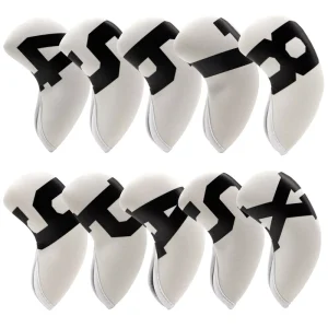 Waterproof Golf Head Cover Big Number Design Golf Iron HeadCovers Wedges Covers with Neoprene Material 4 9 ASPX 10pcs