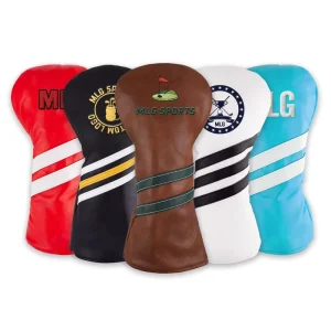 Waterproof Golf Head Covers for Putters, Drivers, Woods, and Hybrids with Embroidery