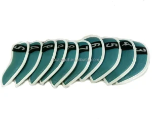 Waterproof Golf Iron Head Cover Set with Embroidered Logo