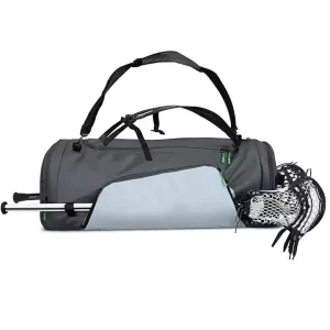Waterproof Lacrosse Stick Storage Backpack Duffel Bag, Polyester, Zipper Closure