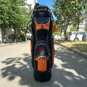 Waterproof Multicolor Polyester Golf Cart Bag with 14 Dividers