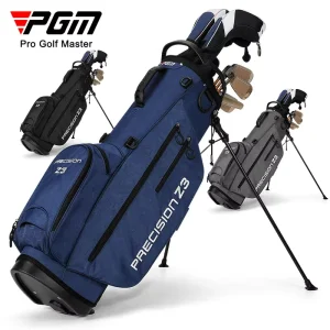 Waterproof Nylon Oxford Golf Bag Multi Functional Stand Bag Lightweight Portable Full Set Club Holder Zipper Closure