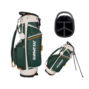 Waterproof Nylon PU Golf Bag with 5 Dividers Light Weight Golf Stand Bag