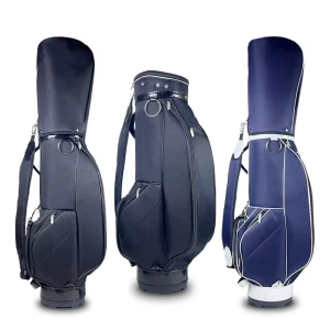 Waterproof PU Golf Bag with Zipper Closure for Equipment Storage