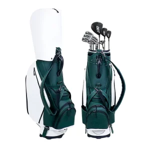 Waterproof PU Leather Golf Cart Bag 5-Way Organizer Divider Lightweight for Men