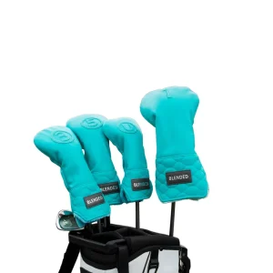 Waterproof PU Leather Golf Club Head Covers for Driver Fairway and Hybrid