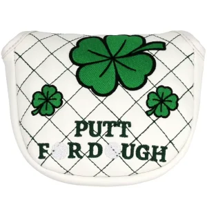 Waterproof PU Leather Golf Putter Headcover Magnetic Small Square Mallet Cover with Personalized Logo