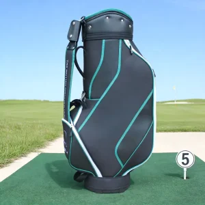 Waterproof PU Leather Golf Stand Bag Durable Golf Bag Custom Logo Golf Bags Golf Accessories Golf Cart Bag with Unique logo