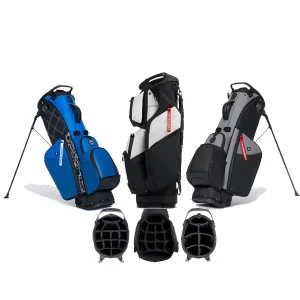 Waterproof PU Leather Golf Stand Bag with 14-Divider Golf Club Bag