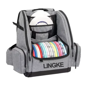 Waterproof Polyester Casual Sports Backpack Multi Function Snow Flake Disc Golf Bag for 20pcs Discs