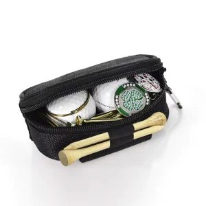 Waterproof Polyester Golf Bag Accessory Small Waist Bag Golf Ball Set Durable Golf Ball Pouch Holder