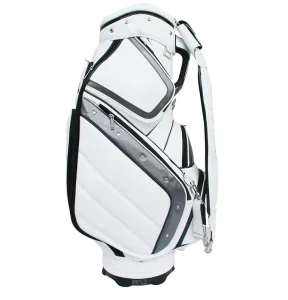 Waterproof Stand Golf Bag Canvas and PU Leather Factory Direct Custom Logo Printing Manufacturer Direct