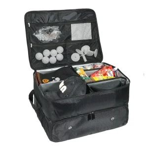 Waterproof Thick Padding 2 Layer Golf Shoe Bag Golf Trunk Bag Golf Trunk Organizer