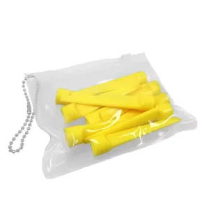 Wedge Golf Tee Custom Golf Tee Oem Custom Logo Plastic Bulk Pack Opp Bag Pack Plastic Slip Lock Tees 1000 Wedge Shape