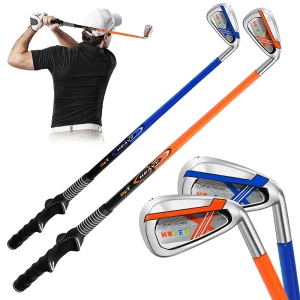 Weighted Golf Swing Trainer Shortened 7 Iron Swing Trainer Golf Club Swing Trainer Aid to Improve Golf Shot Accuracy