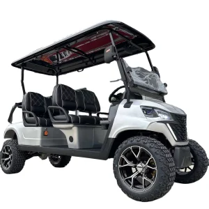 White 3 4 Seater Big Motor Off Road Legal Gas Golf Buggies Cart