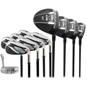 Womens Complete Golf Clubs Set Includes Driver Fairway Hybrid 4 PW Irons Putter for Ladies