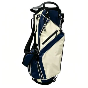 Women’s Golf Bag White and Black Lightweight Waterproof Polyester