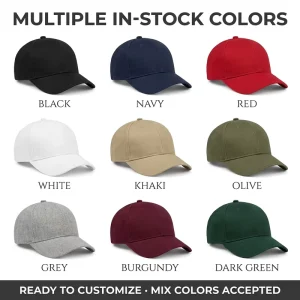 Women’s Small Snapback Baseball Cap Outdoor Cotton Golf Cap Waterproof Deepened Circumference for Big Heads for Spring Summer